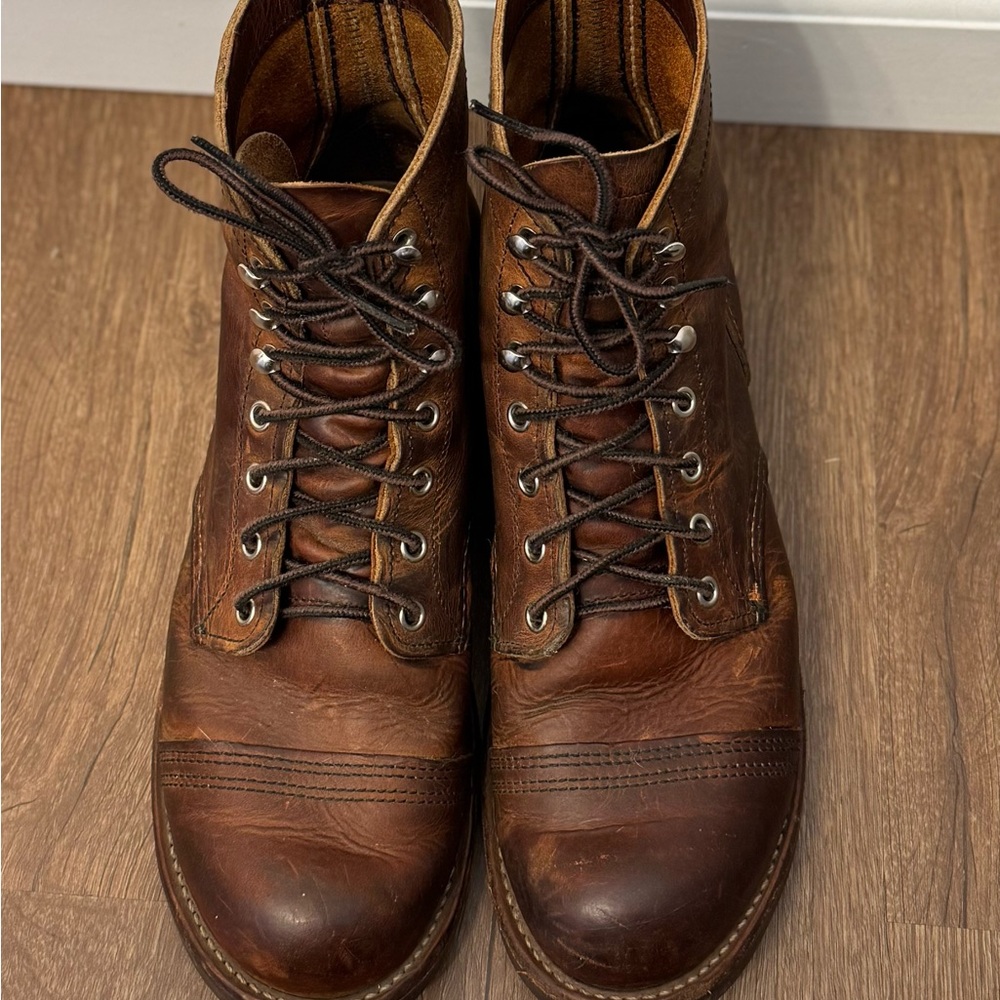 Red Wing Shoes Copper Leather Men's Boots